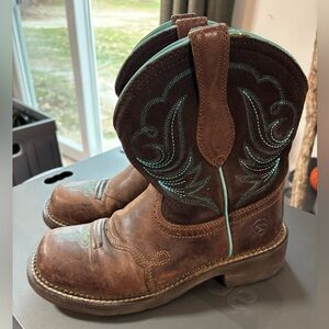 Ariat Women’s Fat Baby Heritage Dapper Western Boots